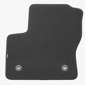 Predpražniki, premium velur spredaj, črne barve